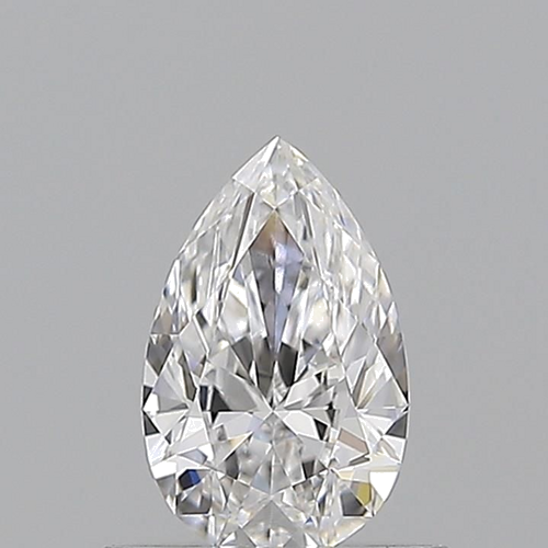 0.55 carat D-VS2 Natūralus Pear Deimantas (1)