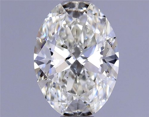 0.7 carat J-SI1 Natūralus Oval Deimantas (1)