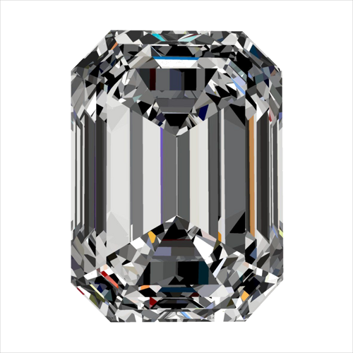 0.3 carat H-VVS1 Natūralus Emerald Deimantas (1)