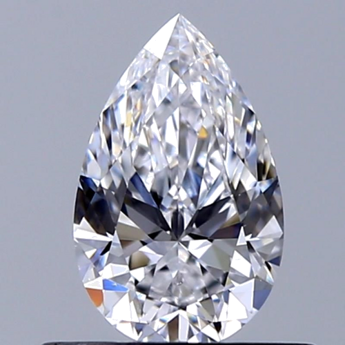 0.51 carat D-VS2 Natūralus Pear Deimantas (1)