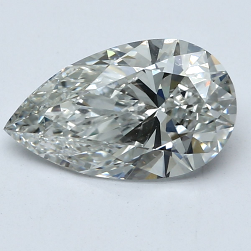 2.02 carat G-VS2 Natūralus Pear Deimantas (1)