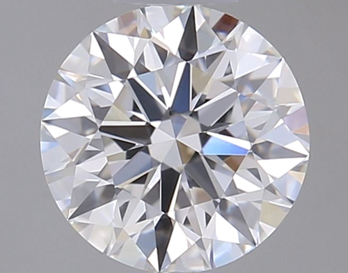 0.59 carat F-VVS1 Excellent cut Natūralus Round Deimantas (1)
