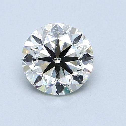 0.91 carat J-SI1 Very Good cut Natūralus Round Deimantas (1)