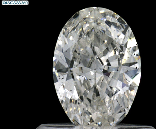 0.53 carat D-SI1 Natūralus Oval Deimantas (1)