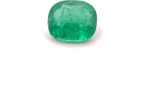 3.42 carat GREEN Cushion Smaragdas (1)