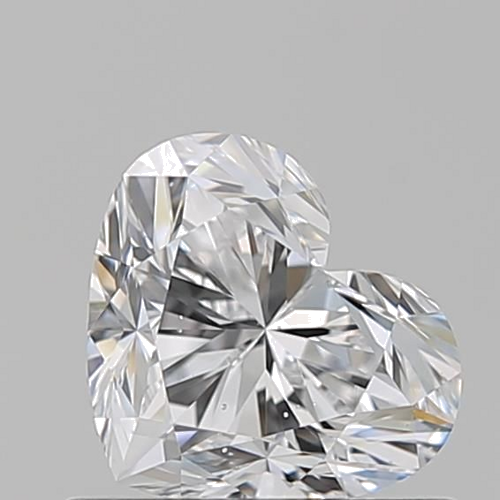 0.71 carat D-SI1 Natūralus Heart Deimantas (1)