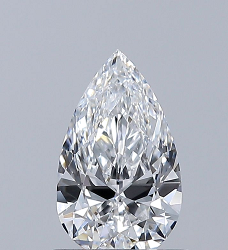 0.7 carat D-VS1 Natūralus Pear Deimantas (1)