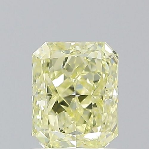 1.01 carat Fancy Light Yellow-VS2 Natūralus Radiant Deimantas (1)