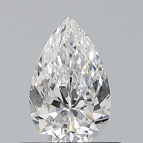 0.55 carat E-VVS1 Natūralus Pear Deimantas (1)