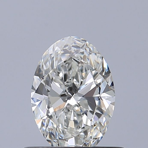 0.48 carat F-VVS2 Natūralus Oval Deimantas (1)
