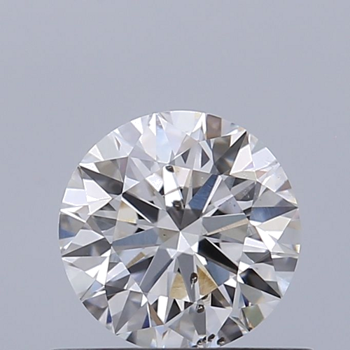 0.6 carat F-SI2 Excellent cut Natūralus Round Deimantas (1)