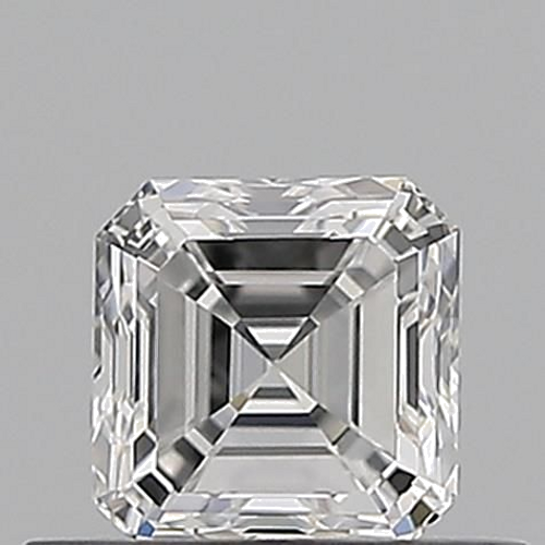 0.5 carat F-VVS2 Natūralus Asscher Deimantas (1)