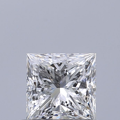 0.56 carat D-VVS2 Natūralus Princess Deimantas (1)