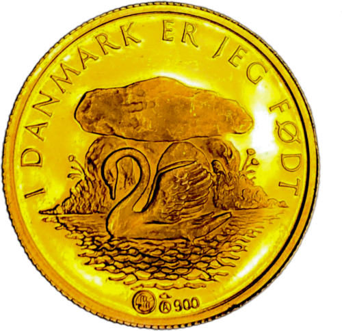 H. C. Andersen Golden memorial medal 1975 Denmark (2)