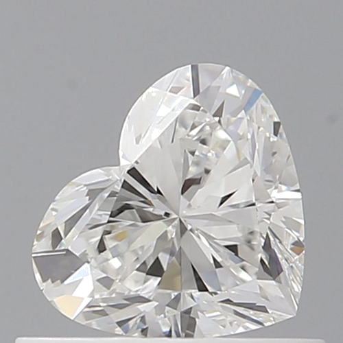 0.53 carat F-VS2 Natūralus Heart Deimantas (1)