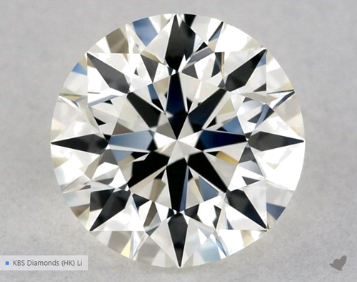 1.0 carat K-VVS2 Excellent cut Natūralus Round Deimantas (1)