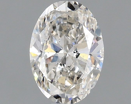 0.66 carat H-SI2 Natūralus Oval Deimantas (1)