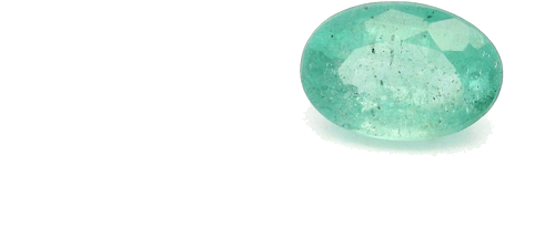 0.55 carat GREEN Oval Smaragdas (1)
