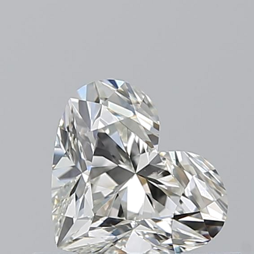 0.52 carat J-VS2 Natūralus Heart Deimantas (1)