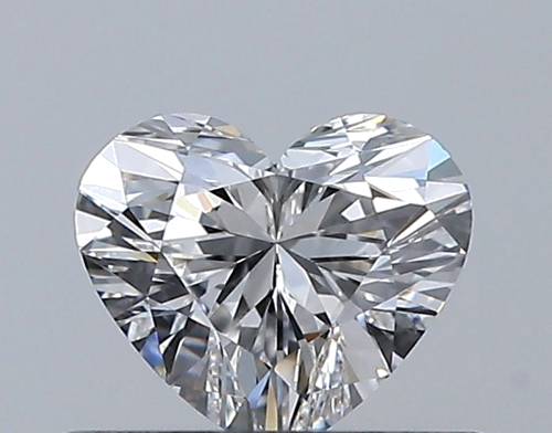 0.4 carat G-VVS2 Natūralus Heart Deimantas (1)