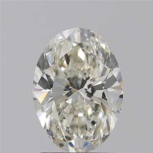 2.01 carat K-SI1 Natūralus Oval Deimantas (1)