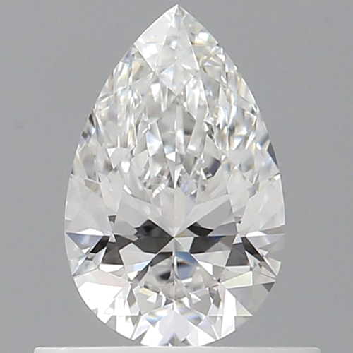 0.54 carat E-VVS1 Natūralus Pear Deimantas (1)