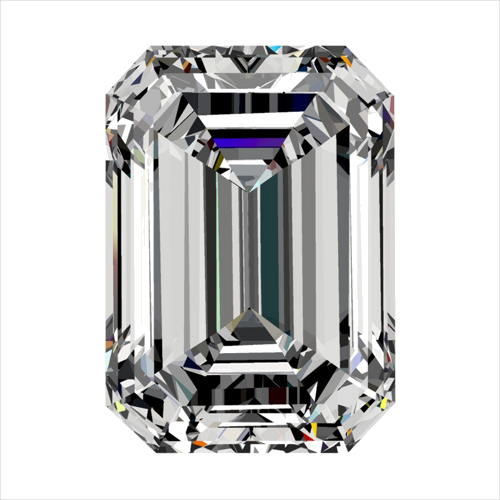 0.3 carat E-VVS2 Natūralus Emerald Deimantas (1)