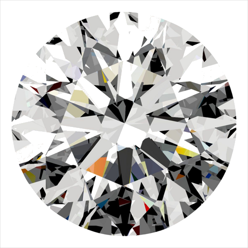 0.3 carat F-VVS1 Excellent cut Natūralus Round Deimantas (1)