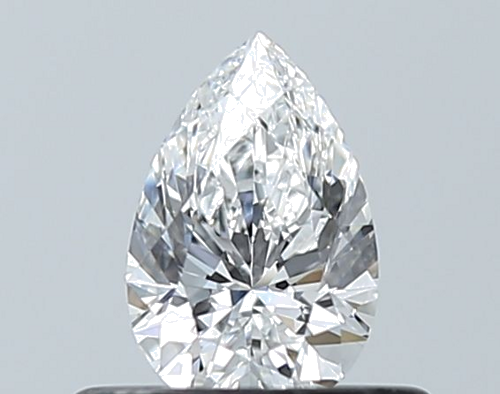 0.4 carat D-VVS2 Natūralus Pear Deimantas (1)