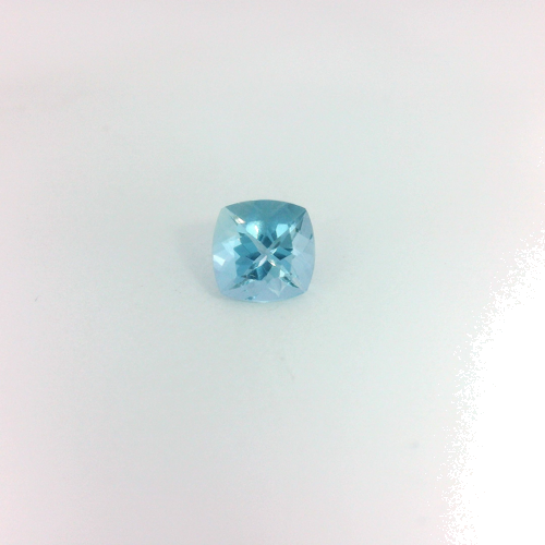 0.55 carat BLUE Cushion Aquamarine (1)