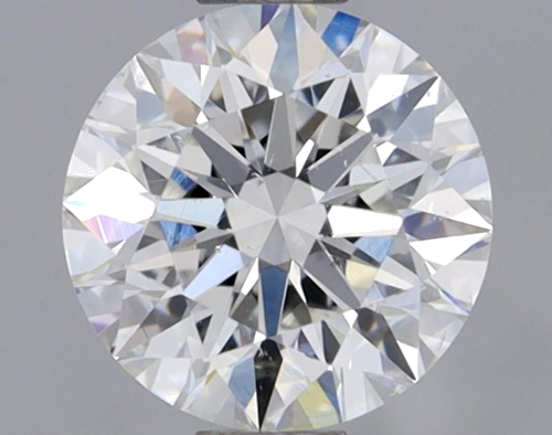 0.58 carat F-SI1 Excellent cut Natūralus Round Deimantas (1)