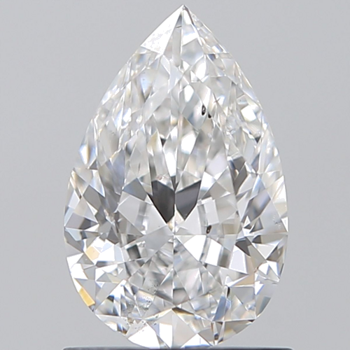 1.01 carat E-SI1 Natūralus Pear Deimantas (1)