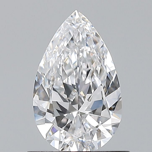 0.7 carat D-VS2 Natūralus Pear Deimantas (1)