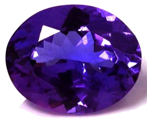 3.2 carat BLUE Oval Tanzanite (1)
