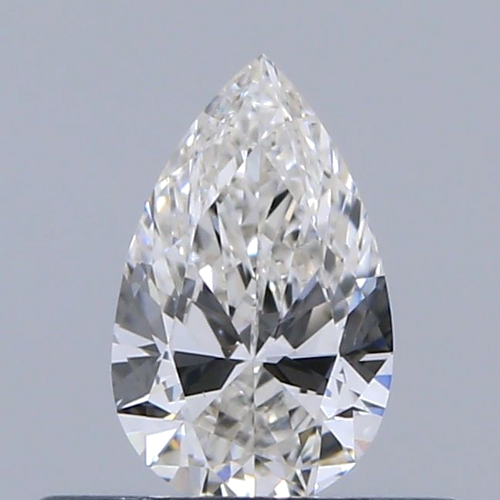 0.3 carat H-VVS2 Natūralus Pear Deimantas (1)