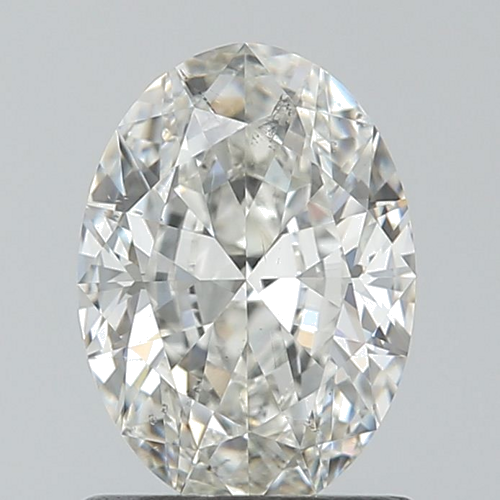 0.9 carat H-SI1 Natūralus Oval Deimantas (1)