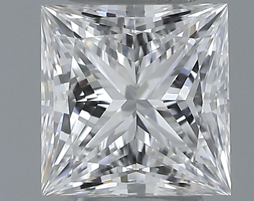 0.5 carat E-VS1 Natūralus Princess Deimantas (1)