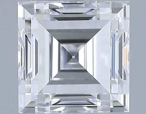 0.51 carat E-VVS2 Natūralus Square Radiant Deimantas (1)