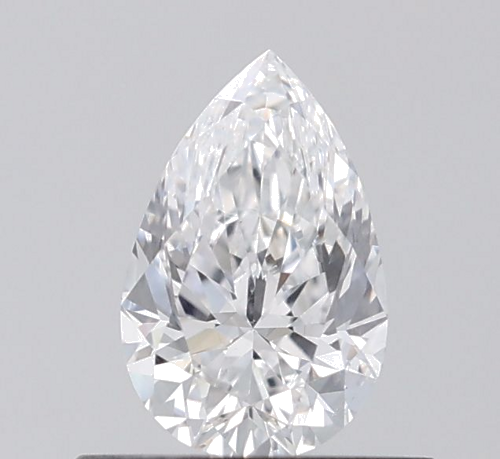 0.5 carat D-SI1 Natūralus Pear Deimantas (1)