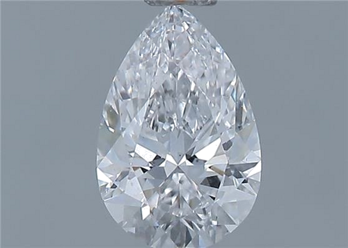 0.53 carat D-VS2 Natūralus Pear Deimantas (1)