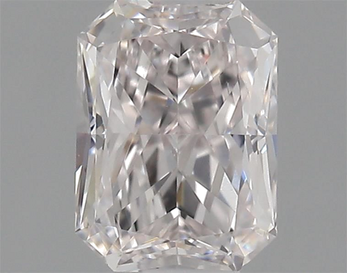 0.41 carat Faint Pink-SI1 Natūralus Radiant Deimantas (1)