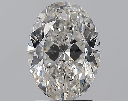 2.0 carat G-SI2 Natūralus Oval Deimantas (1)