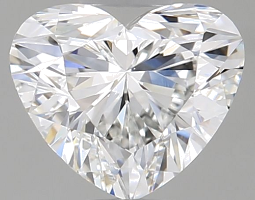 0.64 carat F-VS1 Natūralus Heart Deimantas (1)
