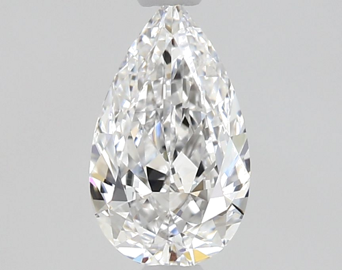 0.55 carat D-VVS1 Natūralus Pear Deimantas (1)