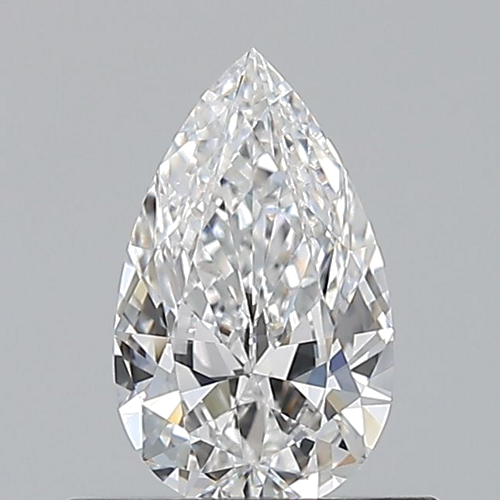 0.5 carat D-VS1 Natūralus Pear Deimantas (1)