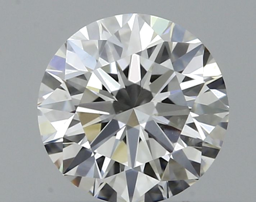 0.43 carat F-SI1 Excellent cut Natūralus Round Deimantas (1)
