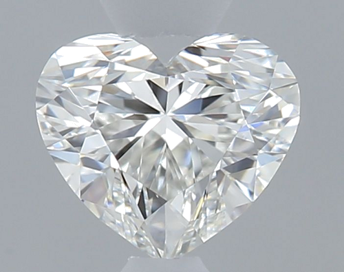 0.32 carat G-VVS1 Natūralus Heart Deimantas (1)
