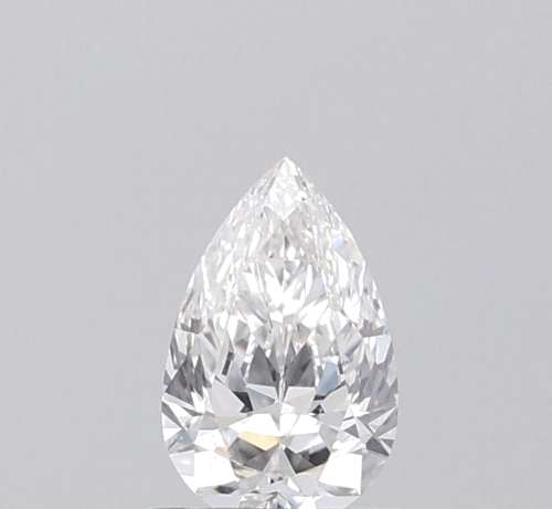 0.52 carat F-SI1 Natūralus Pear Deimantas (1)