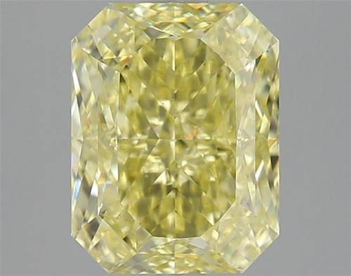 3.02 carat Fancy Yellow-VS2 Natūralus Radiant Deimantas (1)