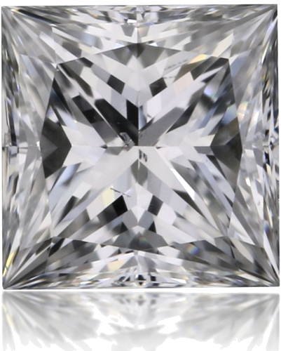 0.3 carat D-SI1 Natūralus Princess Deimantas (1)